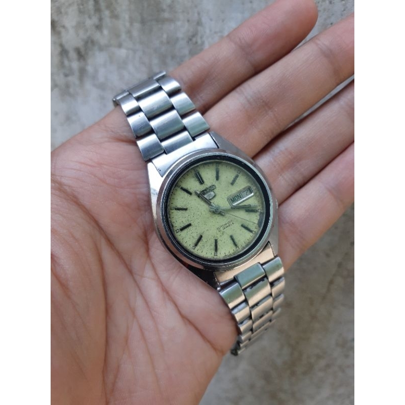 Jam Tangan Pria Automatic Seiko Original Stainless Lawas Jadul Nego