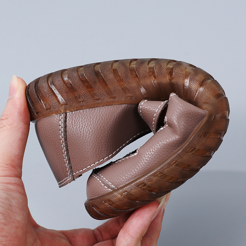 HEMAT Sepatu Wanita Sepatu Kulit Sepatu Kasual Flat Loafers KEKINIAN