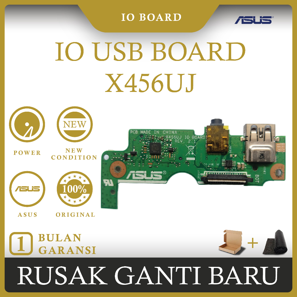 IO BOARD USB AUDIO CARD READER ASUS X456 X456UJ (REV 2.1) ORIGINAL