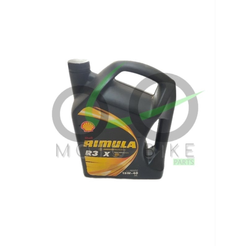 Oli Mesin Mobil Diesel Merk Shell Rimula 15W-40 5lt