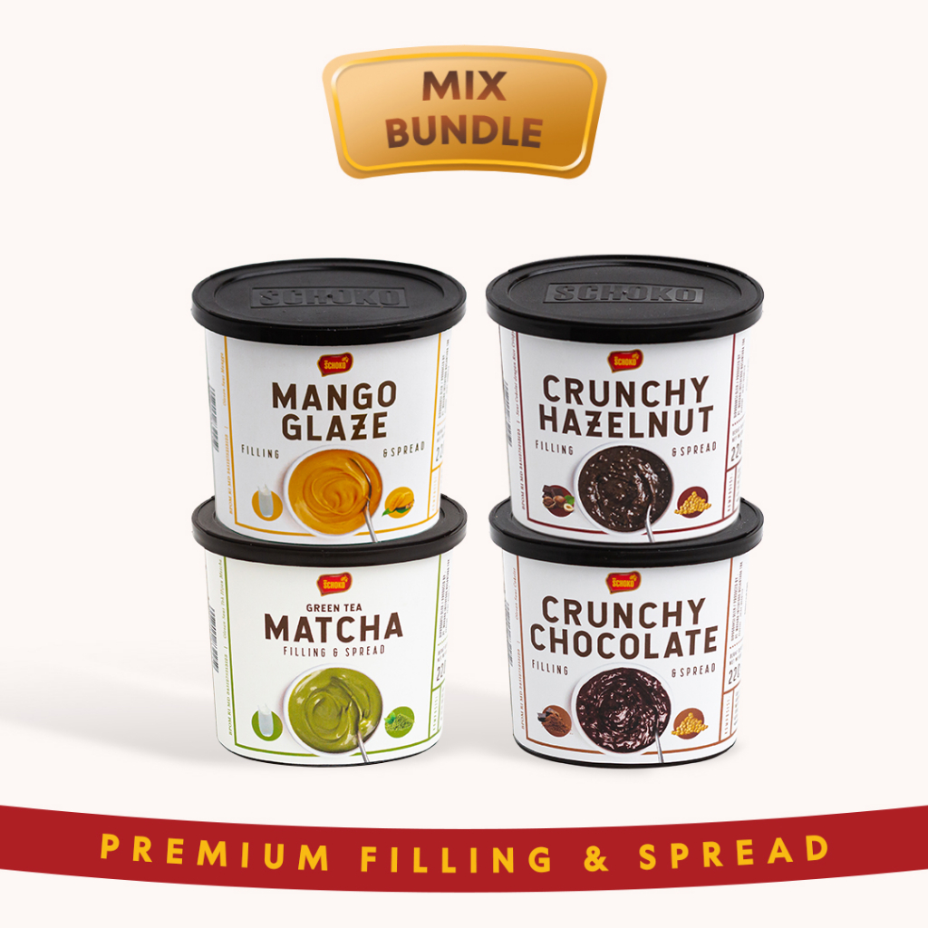 

SCHOKO Bundling Premium Filling & Spread - 4 x 220g
