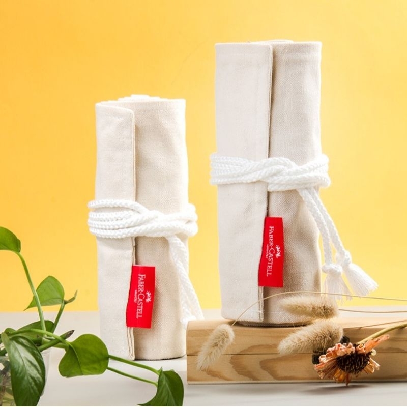 

Faber Castell tempat pen pensil linen pouch
