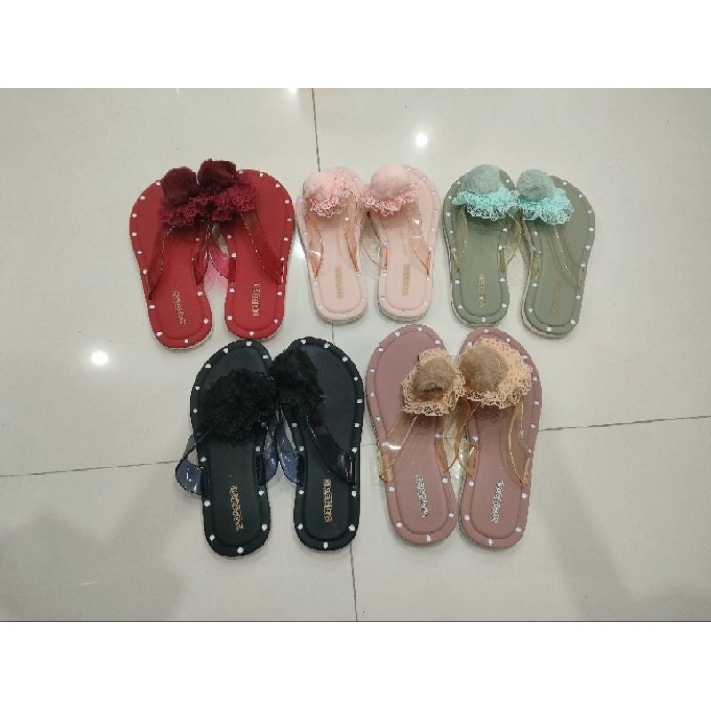 Sandal anak Morego Pompom