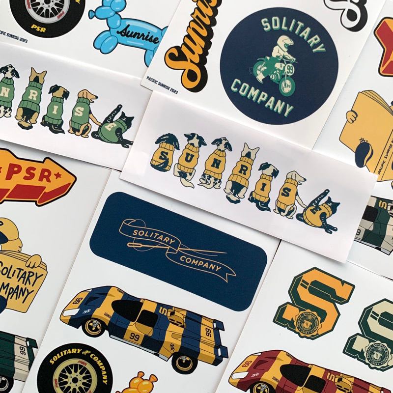 

The Solitary Company Sticker Pack - 1st batch