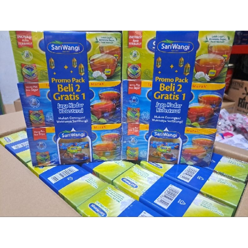 

Promo Pack Sariwangi 2+1 (2ASLI TB30 + 1 MELATI TB25)