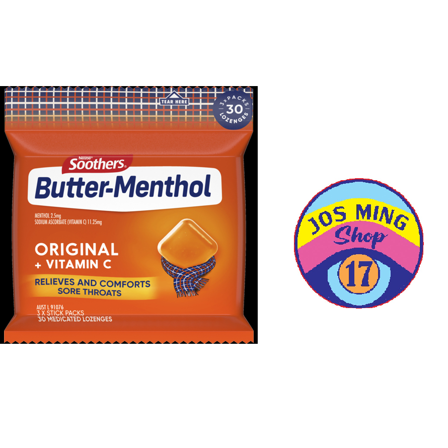 

Nestle Soothers Butter Menthol 3 x 10 Lozenges