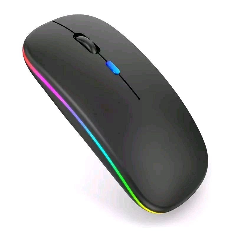 Mouse Gaming Wireless RGB 1600dpi Silent Click Charging