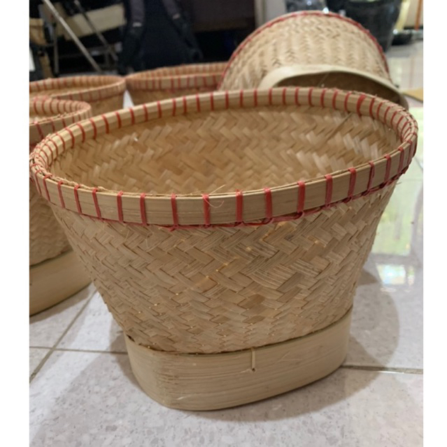 BAKUL NASI/ WAKUL NASI/ BAHAN BAMBU /BAKUL NASI DARI BAMBU /BAKUL KECIL DIAMETER 22,5Cm