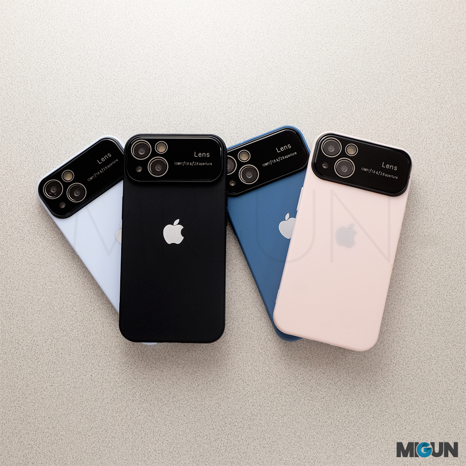 (1) Wide Camera Lens Protector Matte Silicone Case iPhone XR  11 12 13 14 PRO MAX