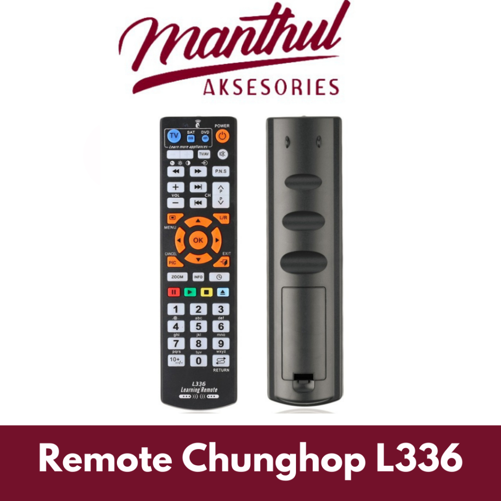 Chunghop L336 Smart Chip Universal Learning IR Remote Control Remot