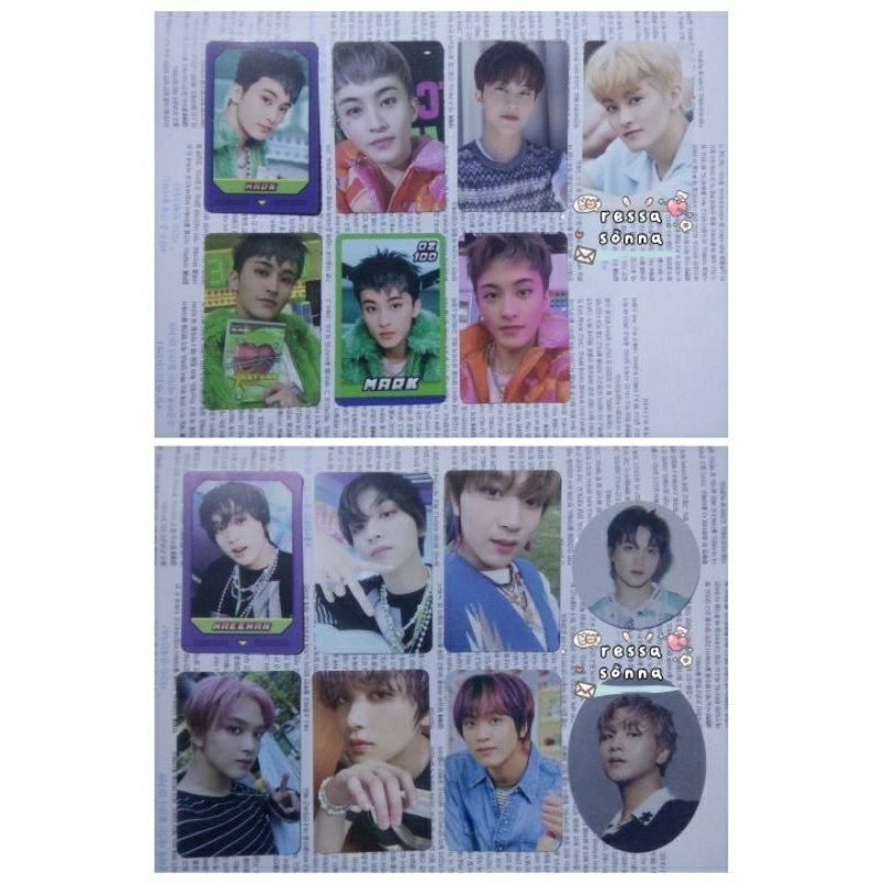 Photocard Official MARK HAECHAN NCT DREAM 127 Glitch Mode Beatbox Hello Future Sticker Seoul City Ba