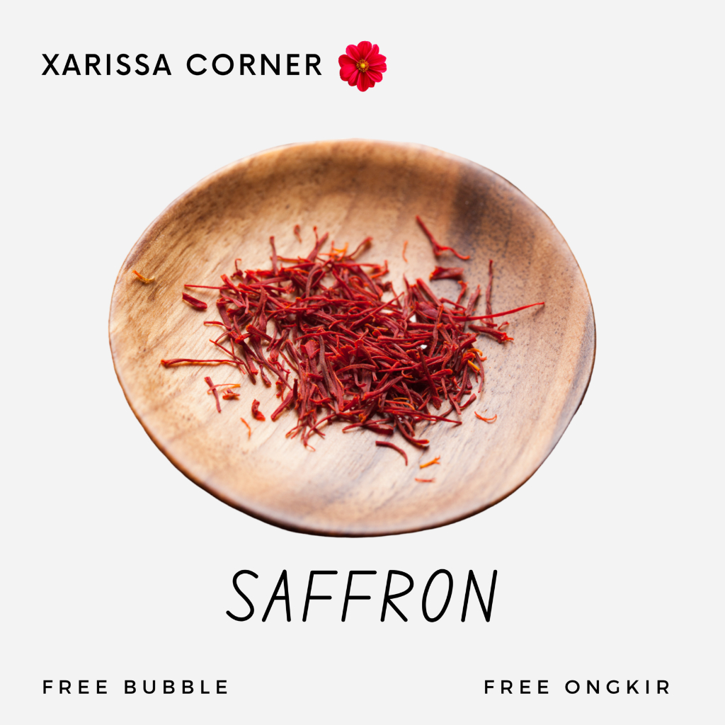 

Pure Bunga Saffron Kuma-Kuma Safron Asli 1 GR