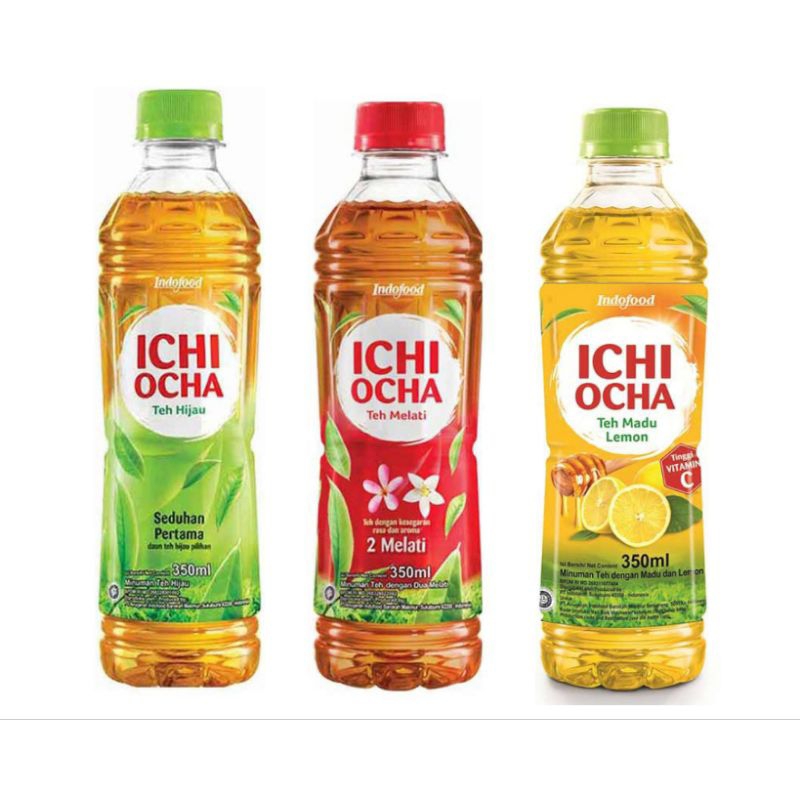 

Ichi Ocha minuman tea teh green lemon melati 350ml