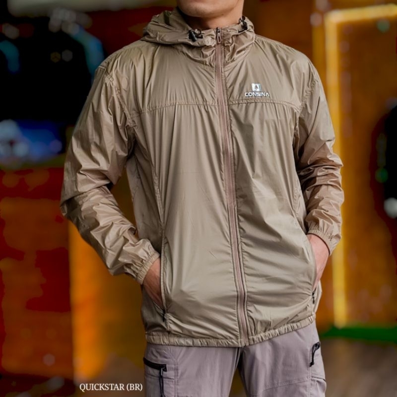 JAKET CONSINA QUICK START JAKET LARI PARASUT ULTRALIGHT WATERPROOF