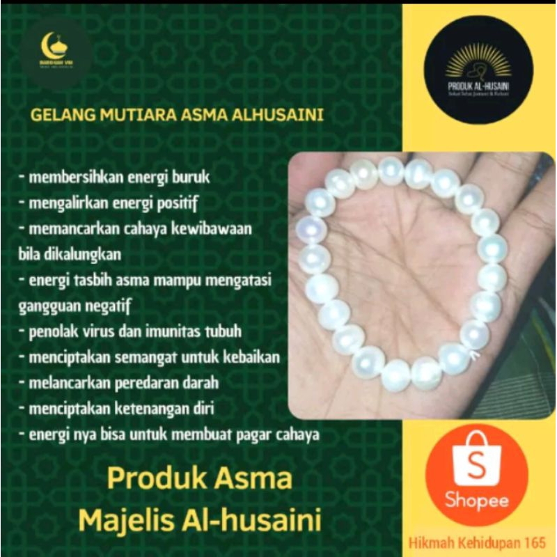 Gelang mutiara  asma' power 500Rb (M) AlHusaini