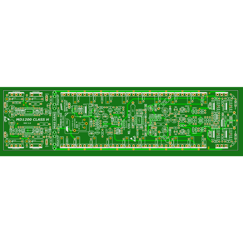 PCB AMPLIFIER CLASS H MD1200