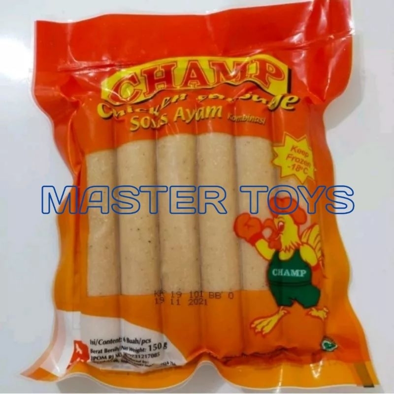 

Champ Sosis Ayam Isi 6 150g Chicken Sausage Frozen Food