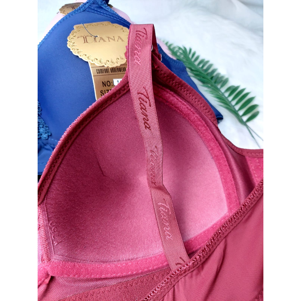 BRA Tiana 128 Cup Jumbo Besar Tanpa Kawat Uk 36 - 46 Bra Fashion Jumbo Kait 3