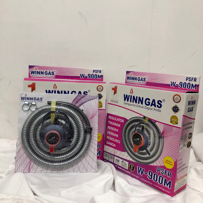 Winn Gas Selang Regulator WIN W900 ( SELANG + REGULATOR)