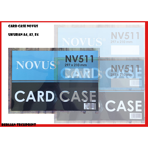 

NOVUS Card Case Ukuran A4, A3, F4