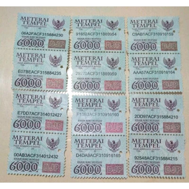 

Benda Pos 6000 Rupiah Tahun pemakaian 2009,2010,2011,2012,2013,2014,2015 (V4)