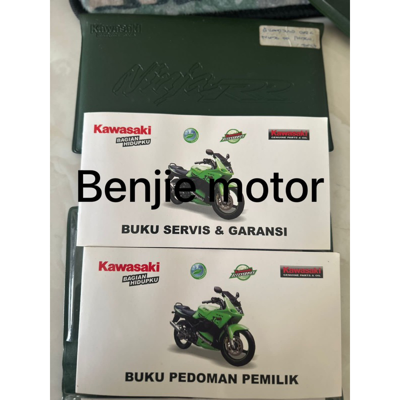 manual book buku service dan garansi kawasaki ninja rr old se asli original