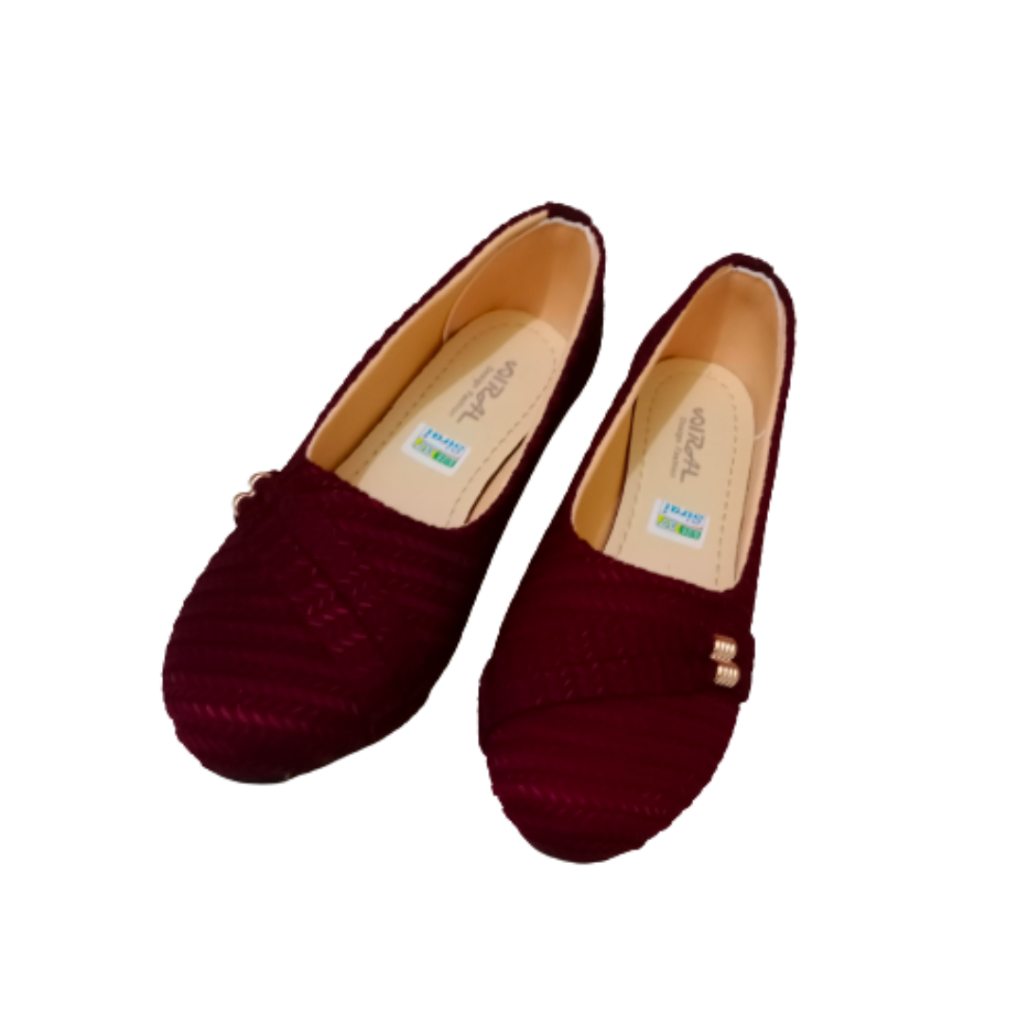 Flatshoes Wanita Rajut Kickers Sepatu Slip On Sepatu Wanita Terbaru