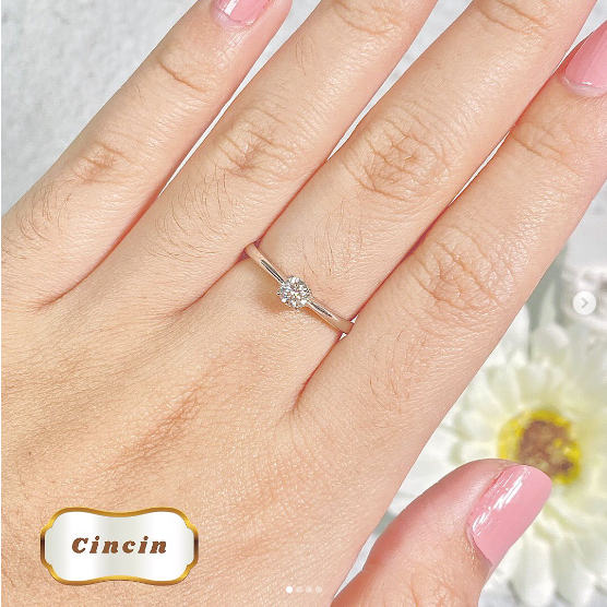 Elco Jewellery - Cincin Berlian Eropa F Vvs | CBRE-05713SH Berkualitas dan Bergaransi