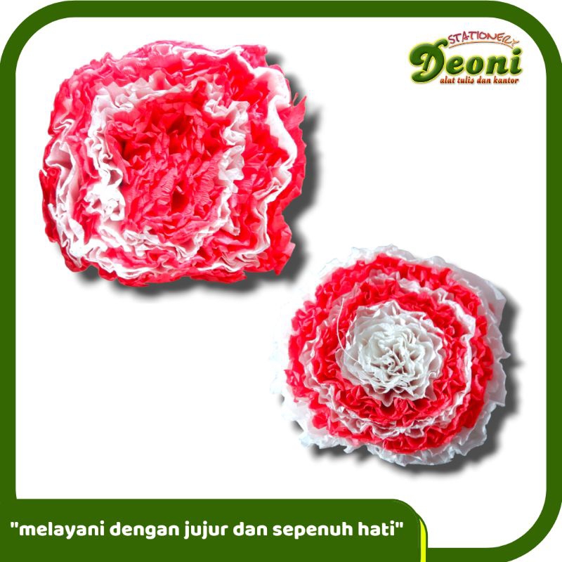 

Kertas Creep Kerut Merah Putih 5302