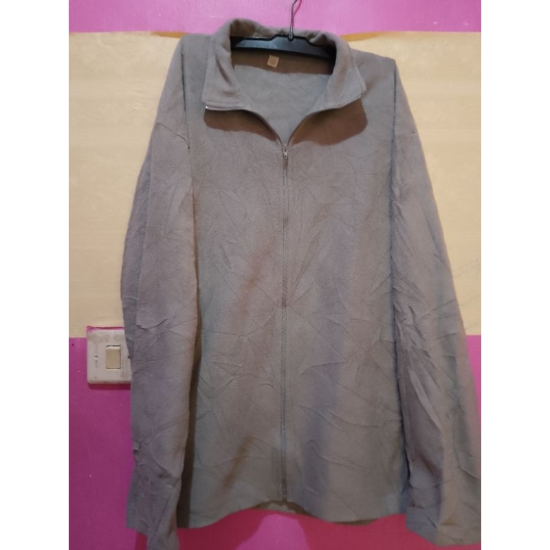 Jacket Uniqlo Sherpa Grey
