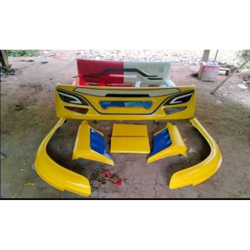 bemper patriot , pipi, slebor, plus lampunya bisa buat canter, ragasa, dyna, elf