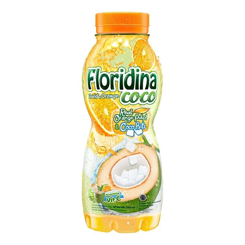 

Floridina Orange Coco/ Floridina Orange/JERUK ASLI 100%/ 350ML