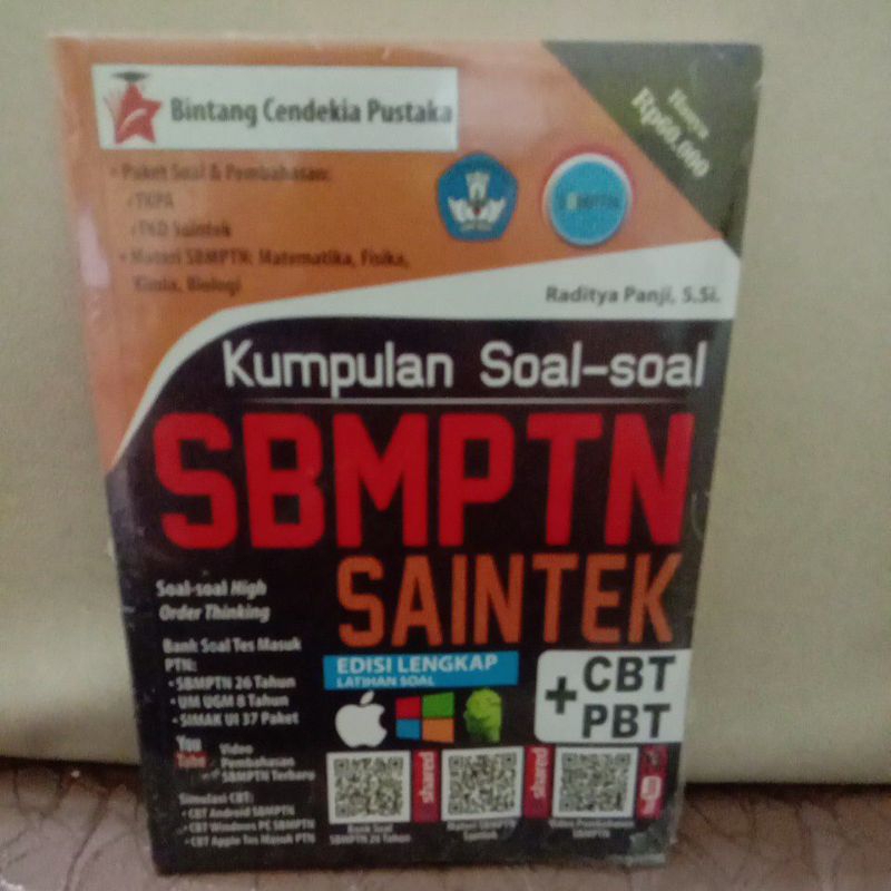 BUKU KUMPULAN SOAL-SOAL SBMPTN SAINTEK EDISI LENGKAP LATIHAN SOAL