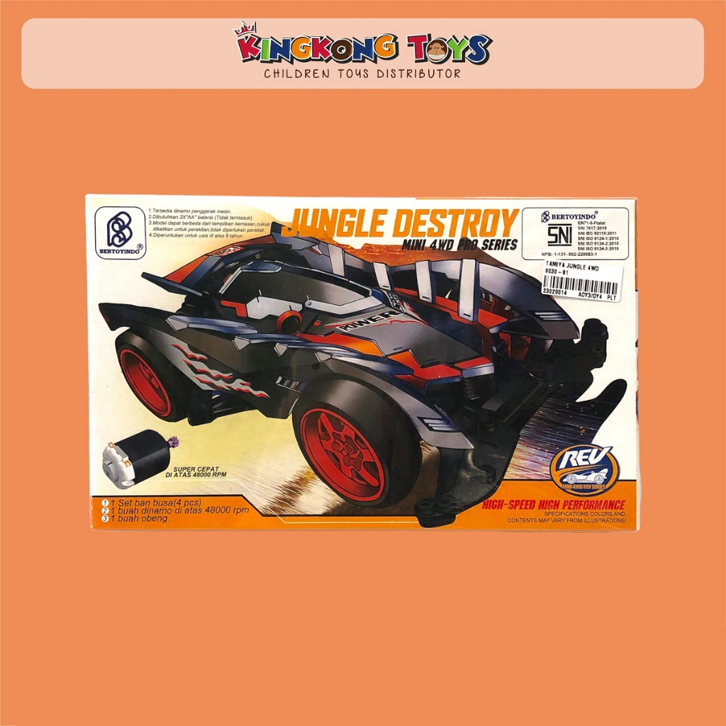 Tamiya Junggle 4WD / Mainan Mobil Anak Laki- Laki / Tamiya Original / Rekomendasi Kado Anak Keren / 