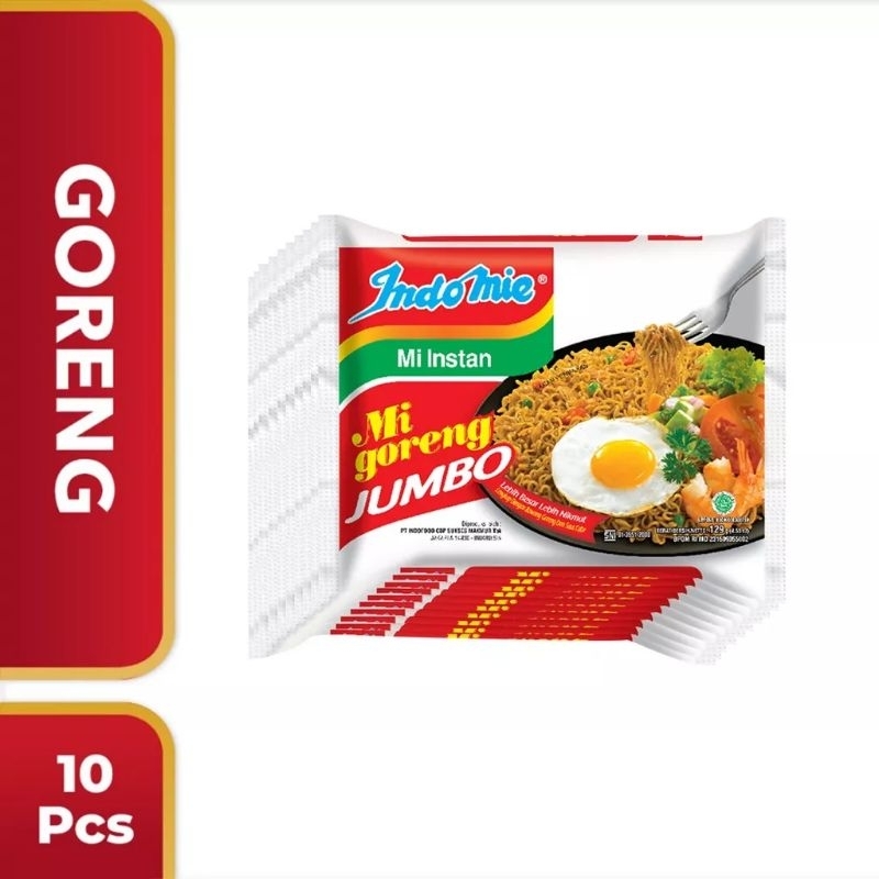 

10 PCS INDOMIE GORENG JUMBO