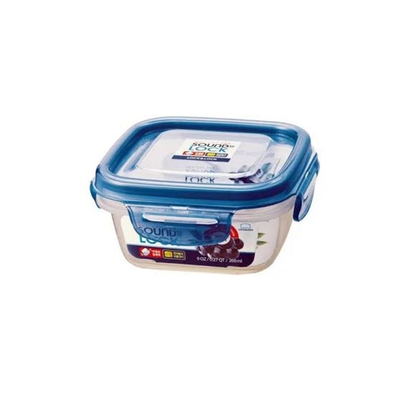 Lock N Lock Square Sound Lock Container 260 ml/ Baby Food Container