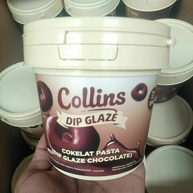 

collins dip glaze chocolate 300 gram