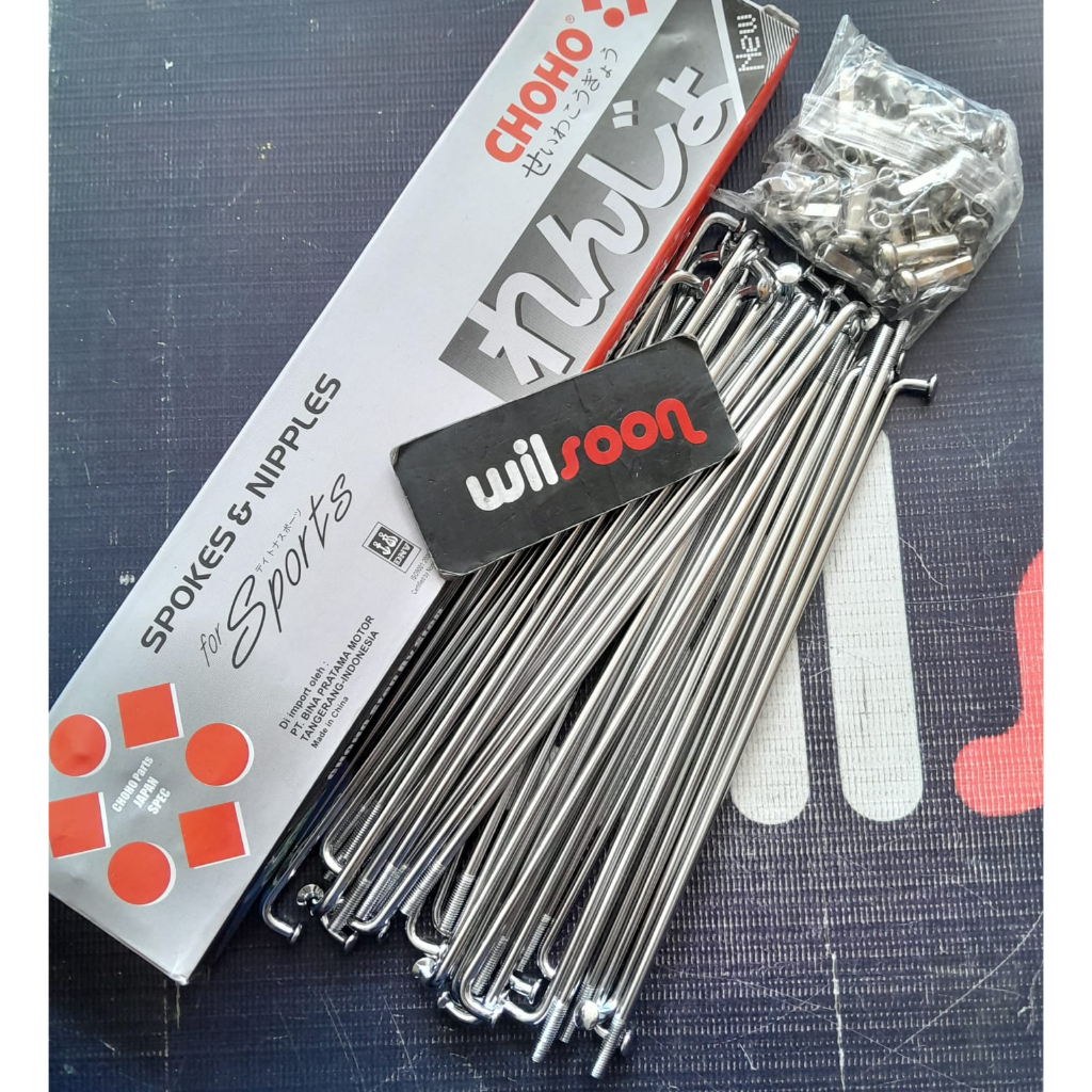 Spokes Nipples / Ruji / Jari Jari Ruji Chrome 184 Choho