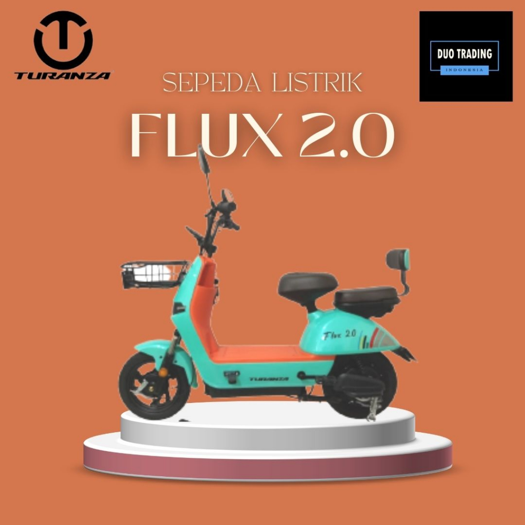 SEPEDA LISTRIK TURANZA FLUXX 2.0 GARANSI RESMI BY TURANZA