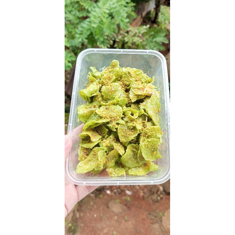 

keripik pisang lumer matcha