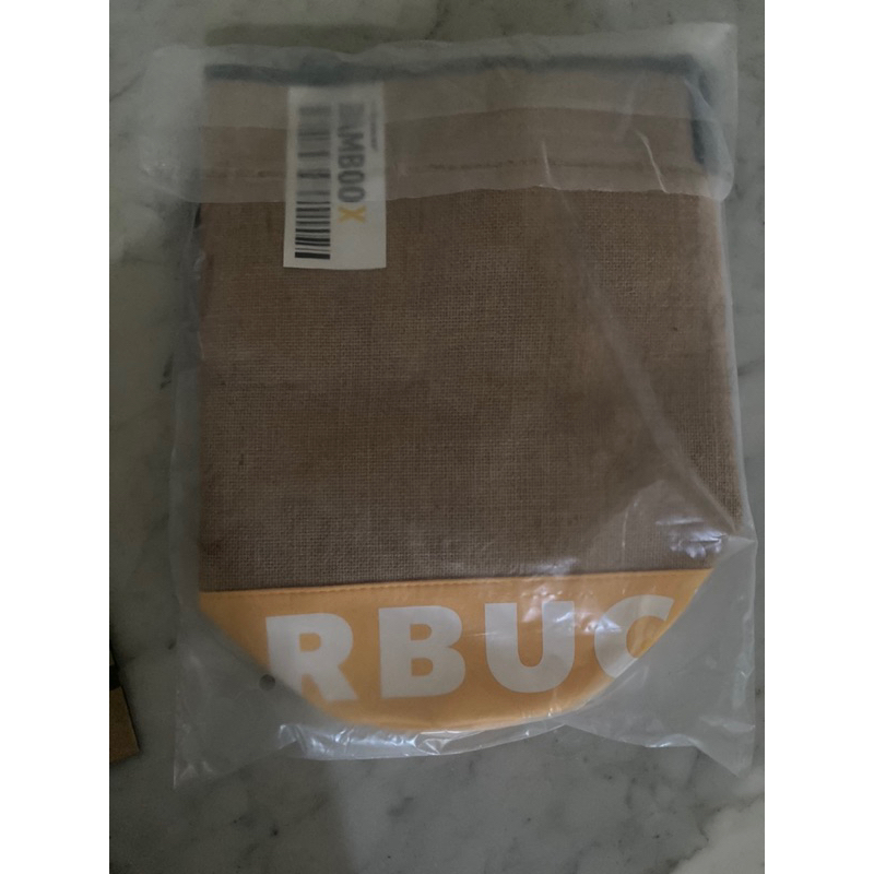 starbucks sling bag bamboo reuseable bag