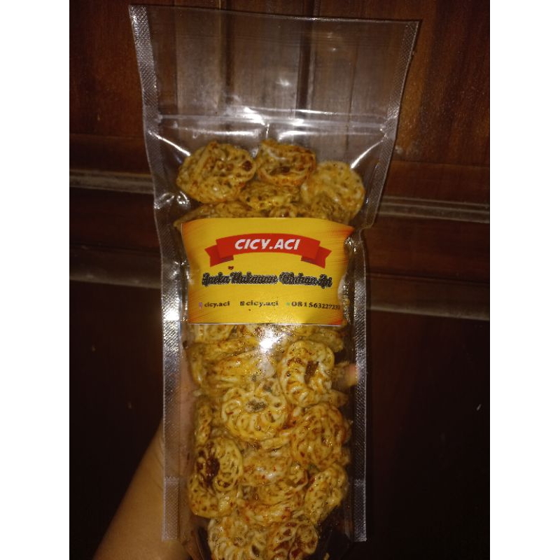 

SEBLAK KERING PEDAS DAUN JERUK CIKUR KENCUR KERIPIK SEBLAK RAFAEL
