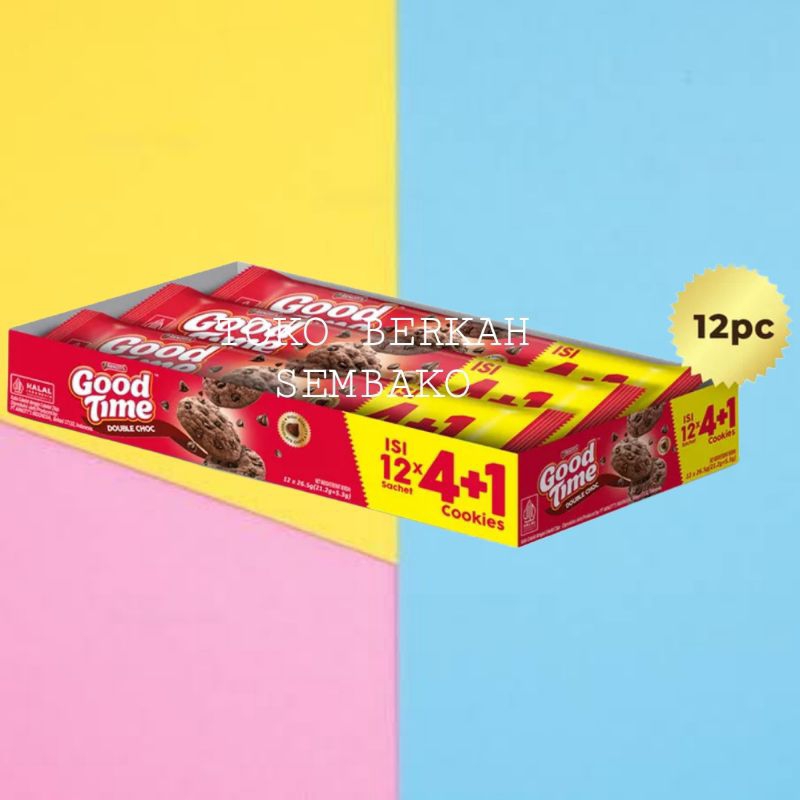 

Arnott's Good Time Double Choc Isi 4+1 Isi 12 PCS -1 PACK