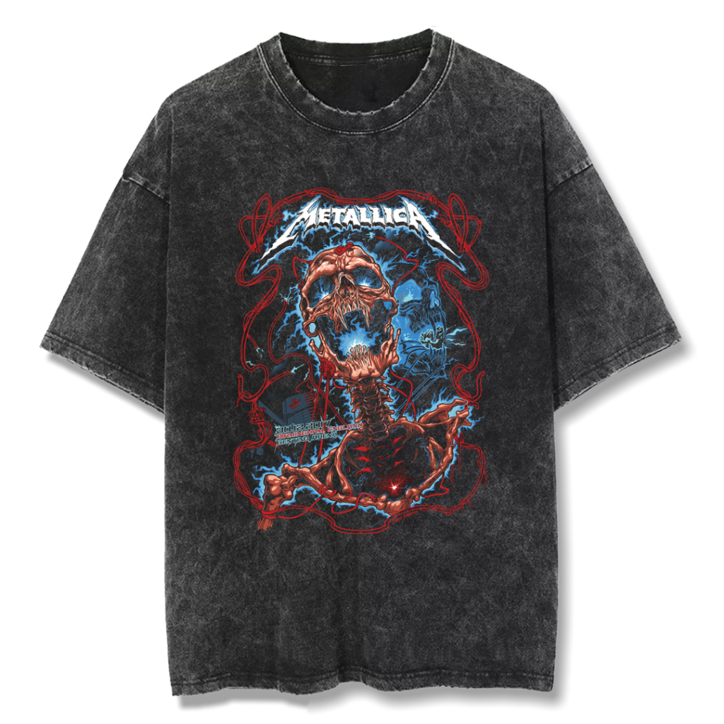 KAOS METALLICA WASH OVERSIZE / KAOS WASH SLIMFIT / KAOS OVERSIZE / KAOS SLIMFIT / KAOS LUCU /ACID WA