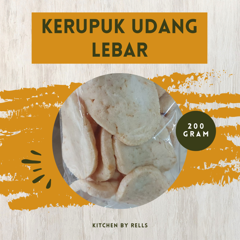 

[ASLI PALEMBANG] KERUPUK / KEMPLANG UDANG LEBAR 200GR