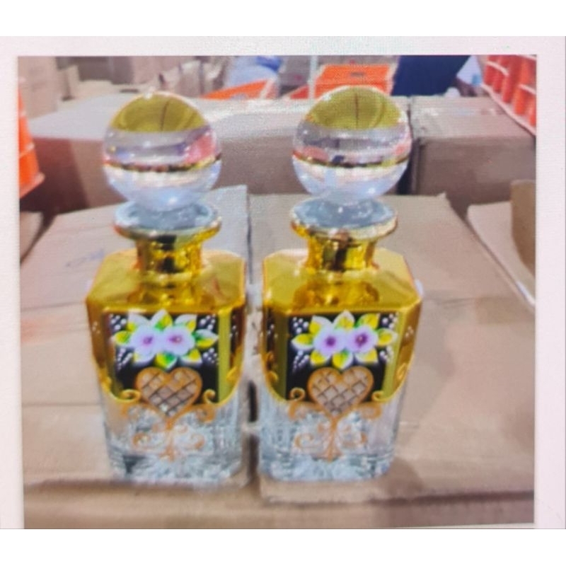 botol bibit parfum mewah 250ml gold unik