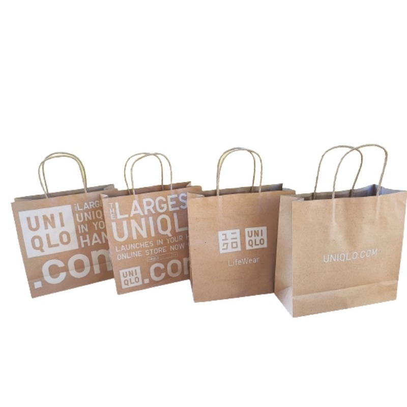 

PAPERBAG UNIQLO COKLAT SHOPPING BAG UNIQLO