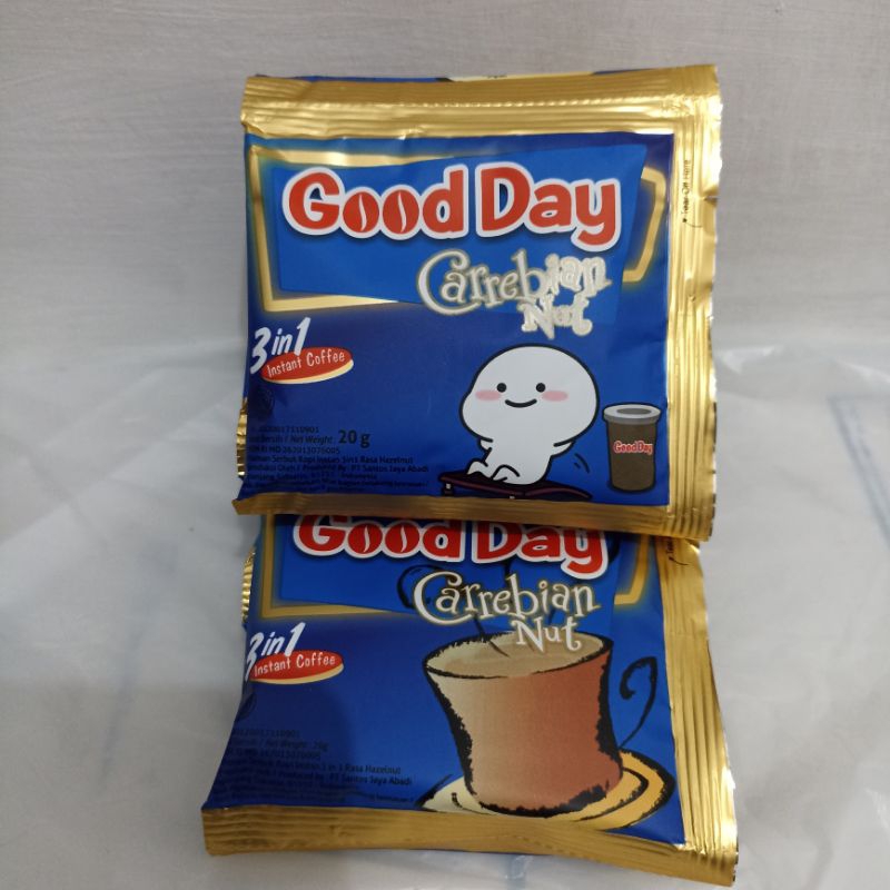 

Good Day Carrebian Nut 3 in 1 Instant Coffe