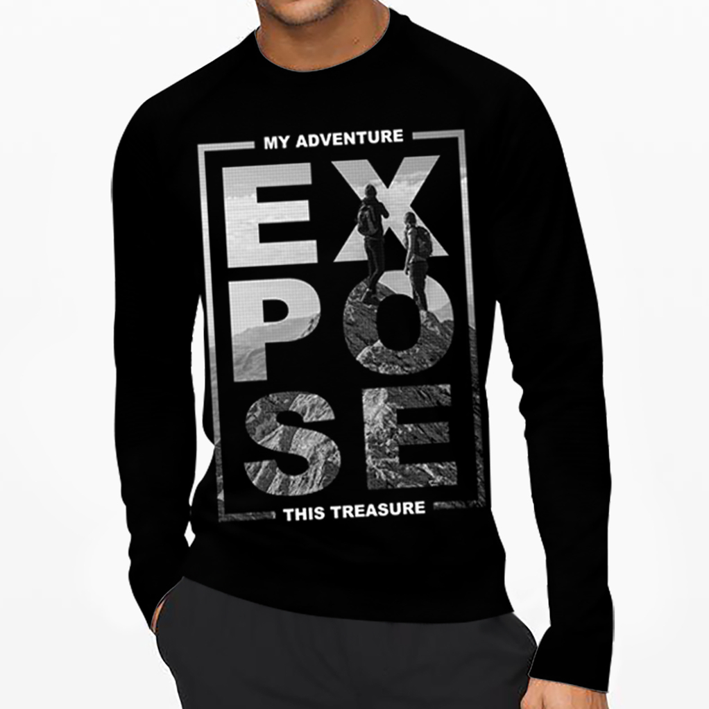 EXPOSE | Kaos Lengan Panjang Pria & Wanita | Distro | Sablon | Murah | Produk Lokal | CIAO CLOTHING