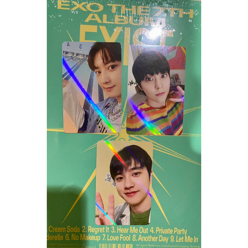 Chanyeol photocard exo exist album O ver Sealed do pc makestar xiumin baekhyun suho sehun chen kai o